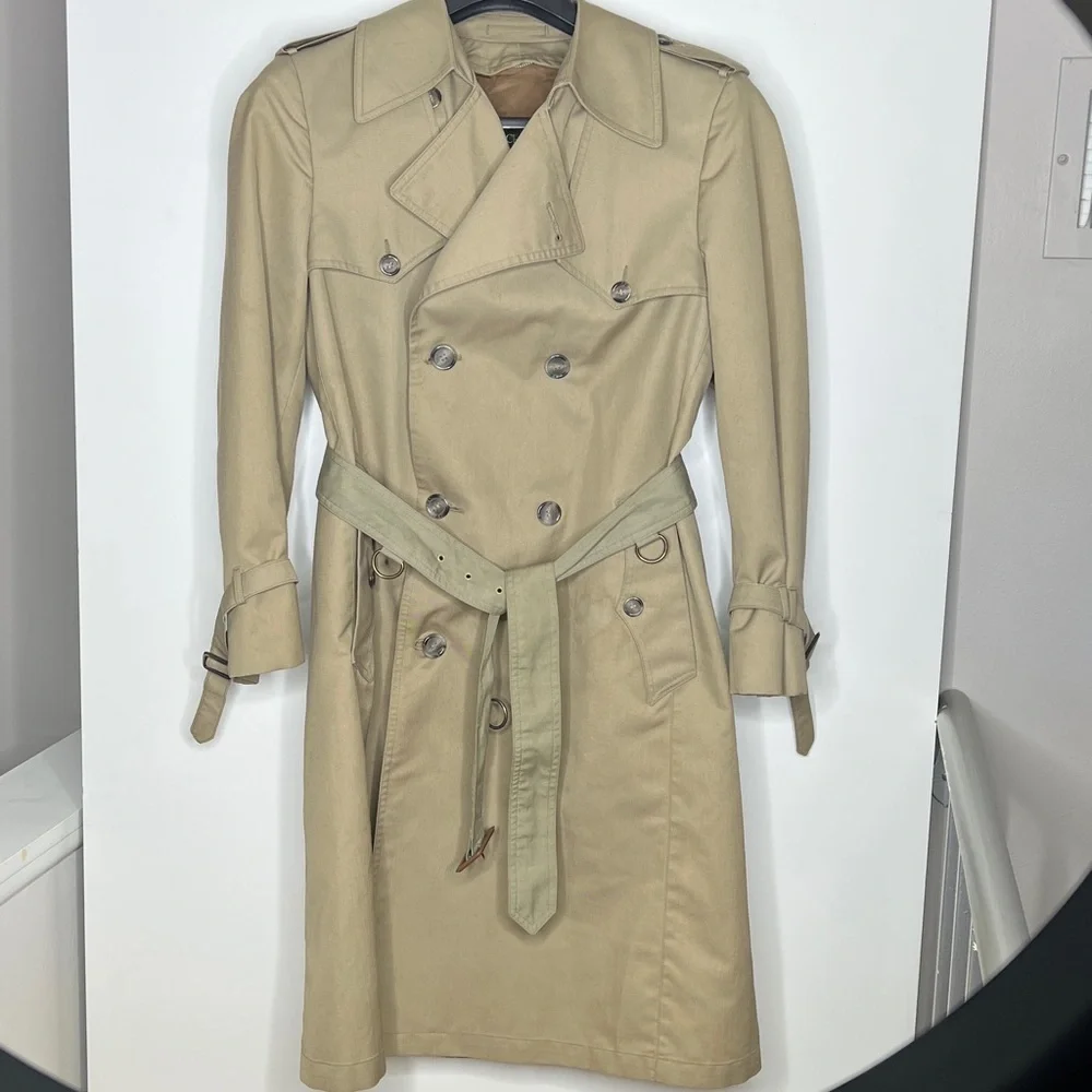 Christian Dior Monsieur Sz 38 S  Double Breasted Trench Coat - Unisex